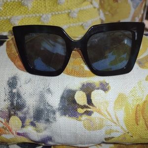 Gucci blue gold sunglasses